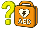 Grafik AED Fragezeichen © Stefanie Ockert