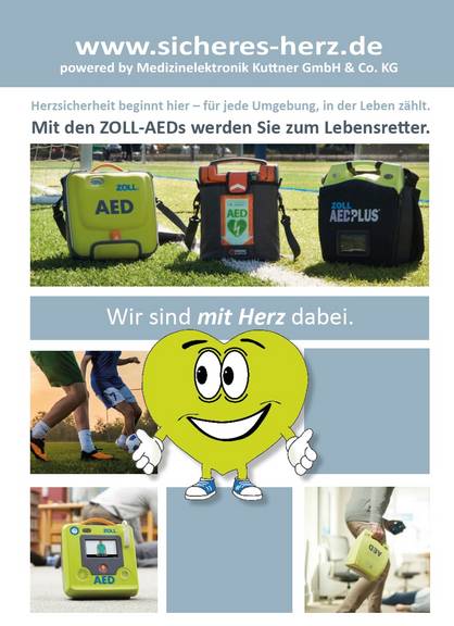 Broschüre Sicheres Herz - Herzsicherheit beginnt hier – für jede Umgebung, in der Leben zählt Broschüre Sicheres Herz - Herzsicherheit beginnt hier – für jede Umgebung, in der Leben zählt