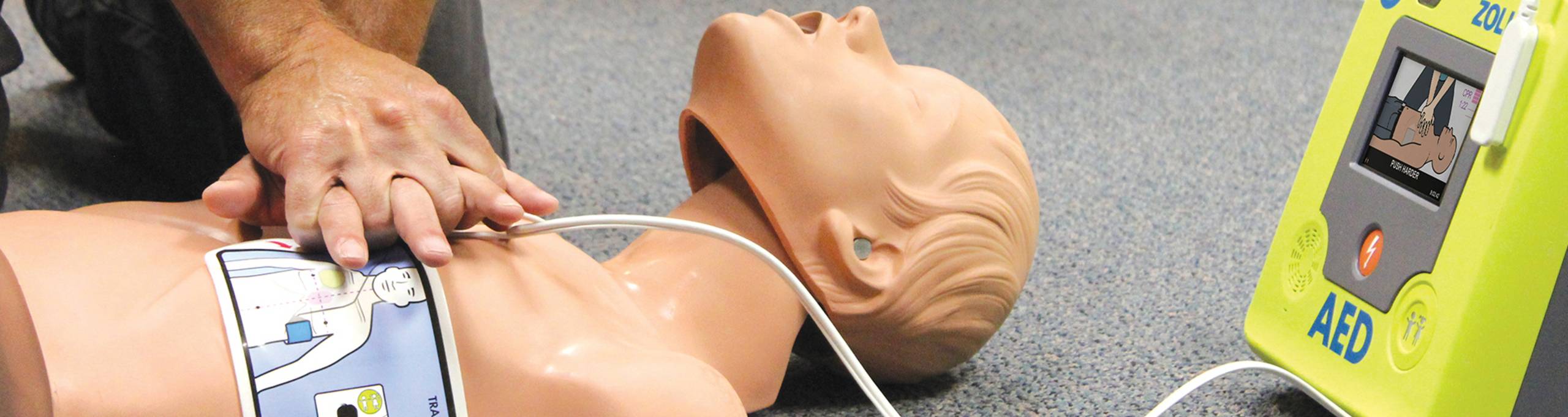 training ZOLL AED Defibrillator