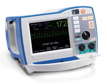 r_series_synchrones_kardiovertieren.jpg ( &copy; ZOLL R-Series - leitlinienkoforme Reanimation)